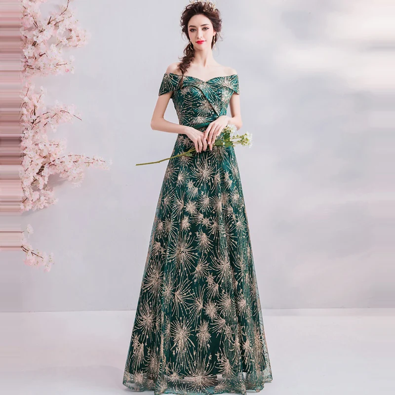 Это YiiYa Выпускные платья зеленого цвета без бретелек с коротким рукавом А-силуэта длиной до пола Длинные вечерние платья на заказ большие размеры платья для выпускного вечера E261