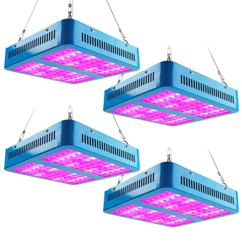 

4PCS 1000W Full Spectrum 100X10W LED Grow Light Indoor Greenhouse Tent Plant Growing Flowering Seedling AC85~265V Growth Lamp