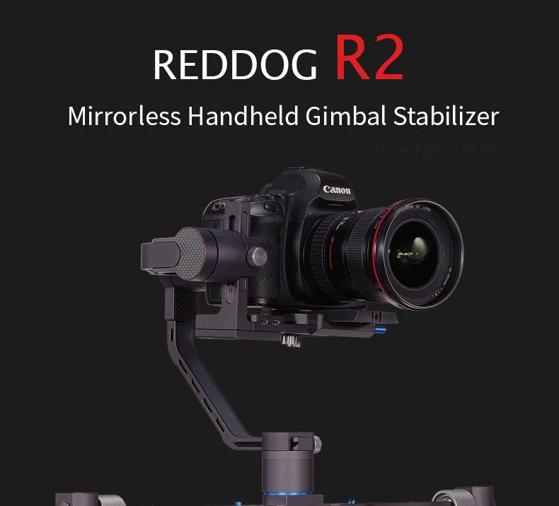 BENRO REDDOG R2 ручной карданный стабилизатор для беззеркальной камеры или видео алюминиевый стабилизатор Bluetooth управление