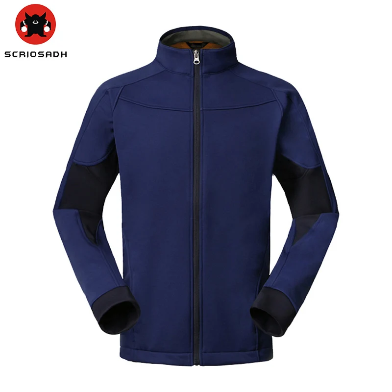 

2019 Men Quick-drying Outdoor Hiking Waterproof Windproof Fleece Jackets Soft shell Keep Warm Men's Camping Trekking Jacket