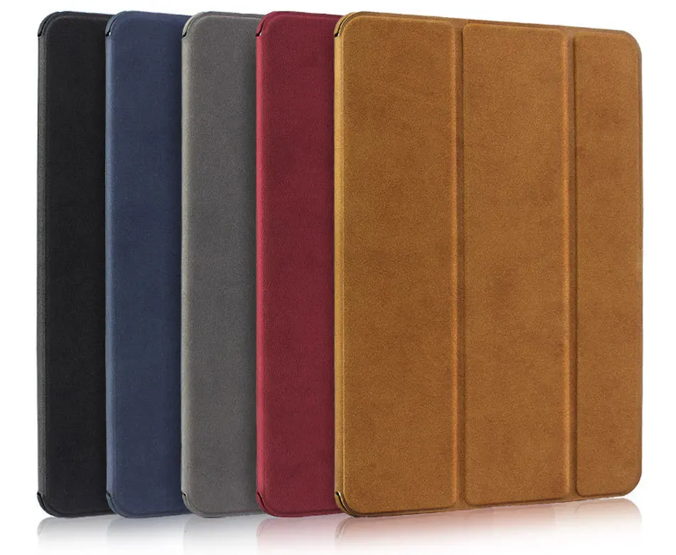 BGR Tablets Case For iPad 9.7 2017 2018 Smart Wake Sleep Stand Ultra-thin Folding PU Leather Flip Cover Pouch 9.7 Case for iPad-22