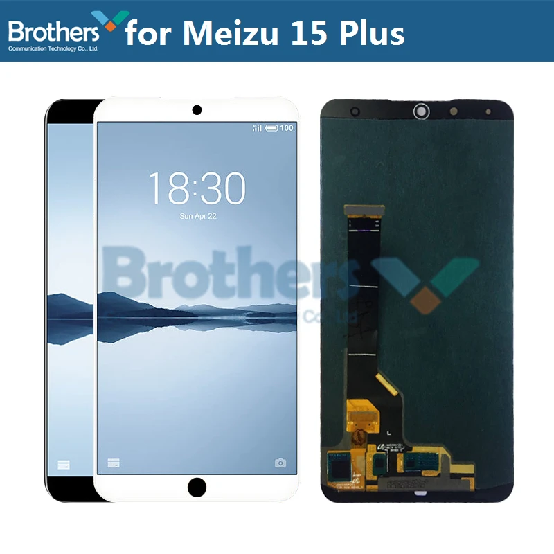 Для Meizu 15 15 Plus ЖК-экран ЖК-дисплей сенсорный экран дигитайзер для Meizu 15 Plus ЖК-сборка телефон Запасная часть