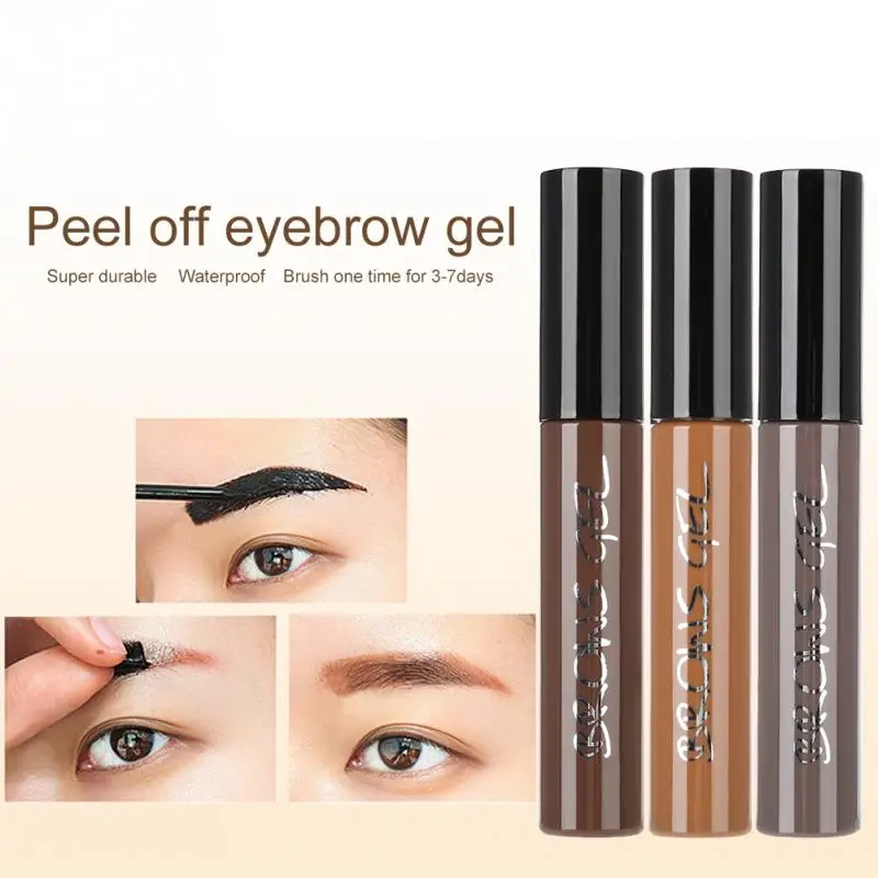 dye eyebrow cream waterproof longlasting peel eyebrow