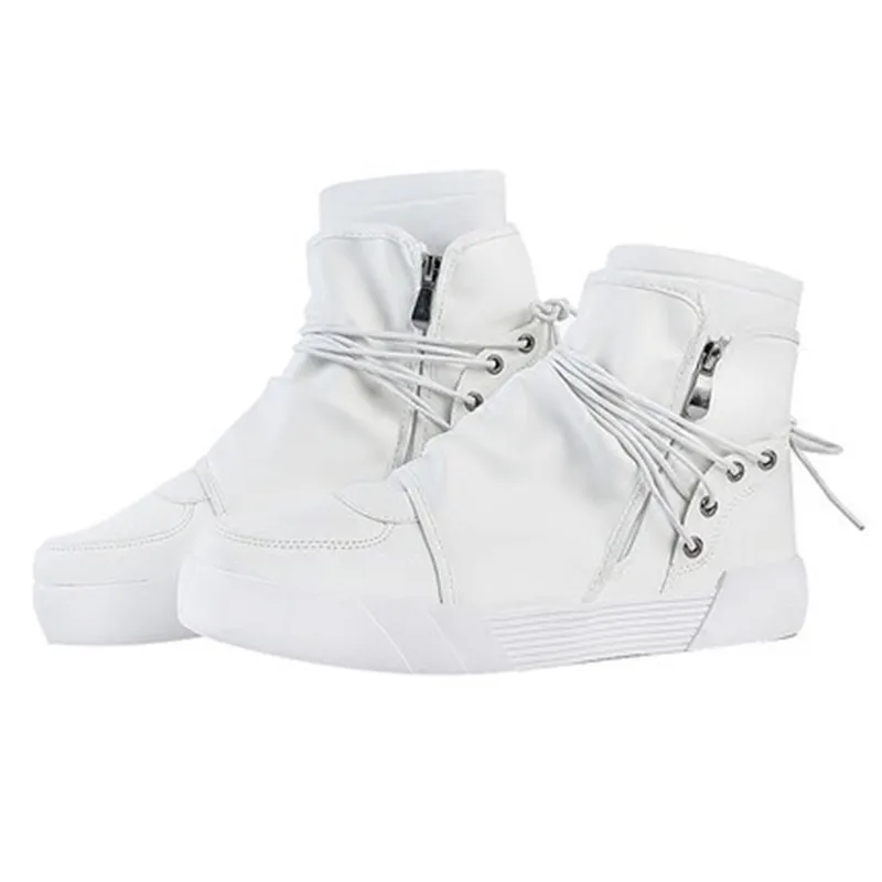 

2018 autumn new high-top men's shoes hip hop dance shoes British casual shoes