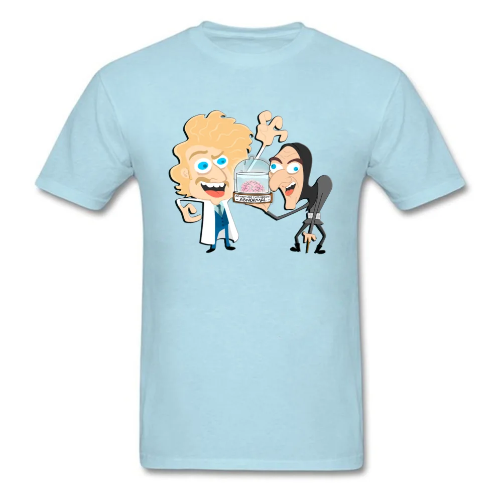 O Neck Young Frankenstein 2010 100% Cotton Male T-shirts Comics Short Sleeve Tops T Shirt Prevalent Fitness Tight Tops & Tees Young Frankenstein 2010 light