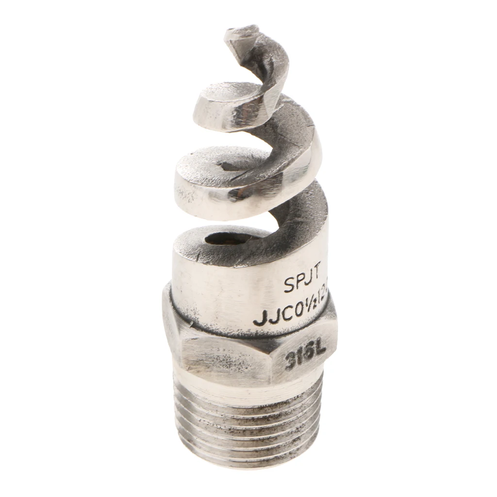 Spiral Jet Cone Atomization Spray Nozzle 1/2 Inch Stainless Steel 316