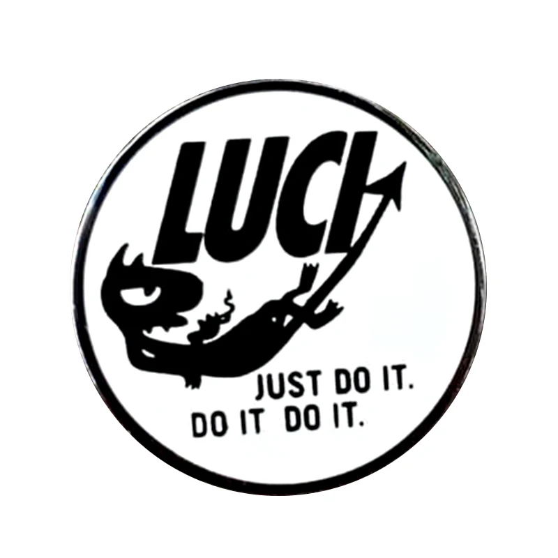 

Luci Just Do It. Do It. Do It. button badge spoof devil pin Disenchantment fans collection