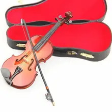 Novo mini violino modelo versão atualizada com suporte em miniatura de madeira instrumentos musicais coleção decoração ornamentos modelo