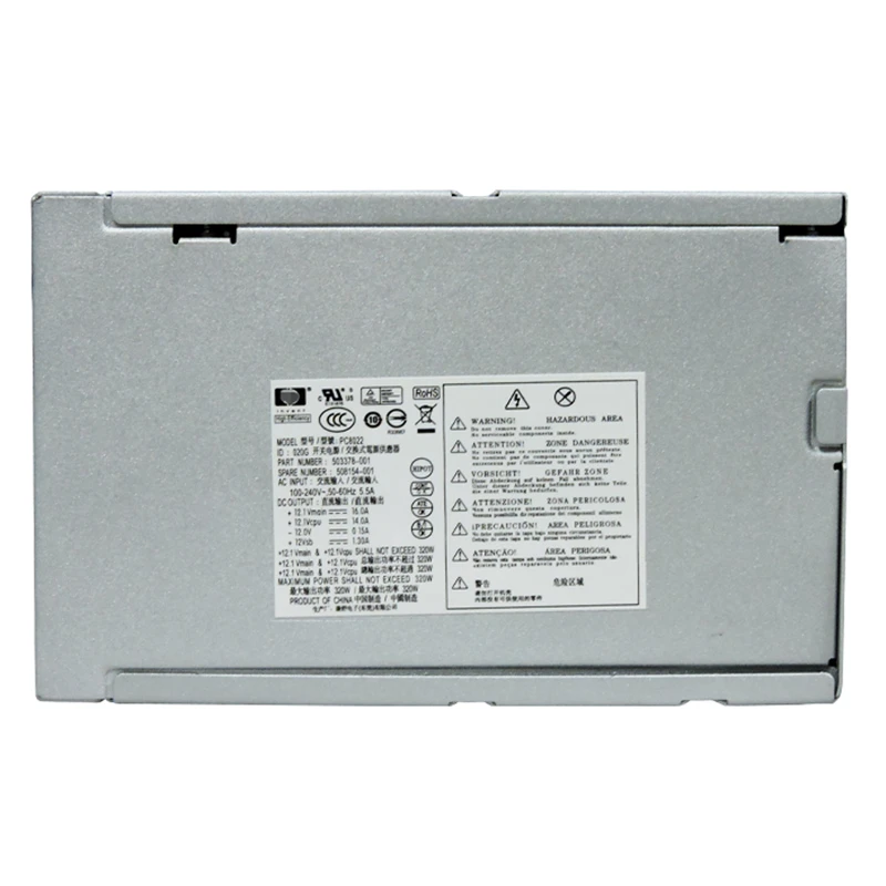 Fonte de Alimentação Fonte de Alimentação para hp Nova para 4000 4300 mt 611484 - 613765 503377 503378-001 Cfh0320awwa D12-320p1b D10-320p1a hp Pro6000xx 8000cxx - Imagem 5
