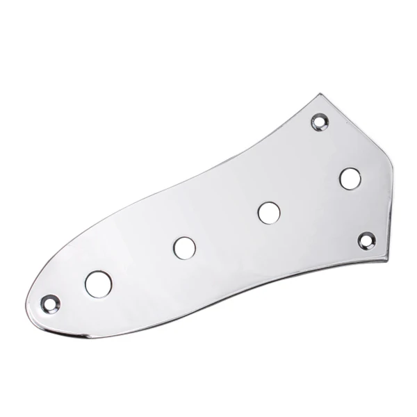 Durable Steel With Chrome Plating Control Plate Compatible With Jazz Bass Guitar Replacement
