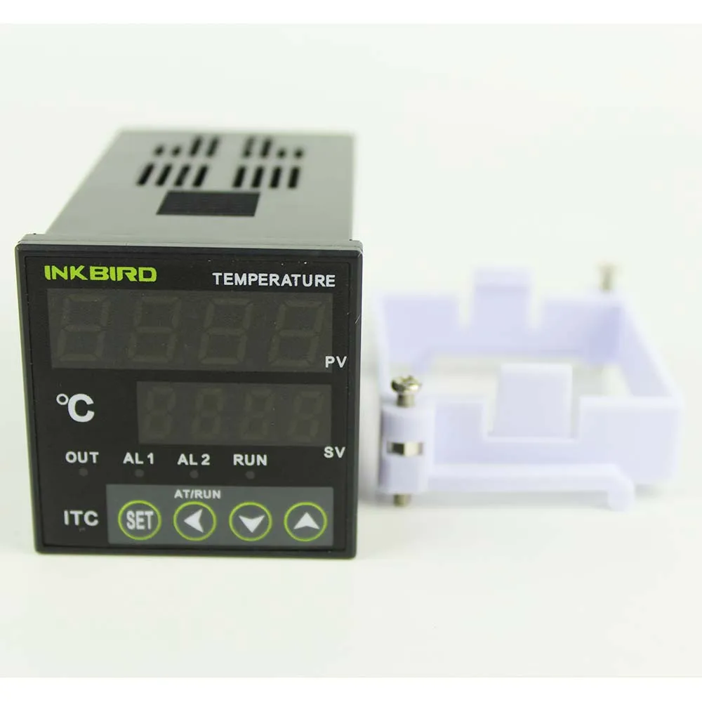 60A SSR INKBIRD 220V ITC-100VH Digital PID Temperature Controller K Sensor