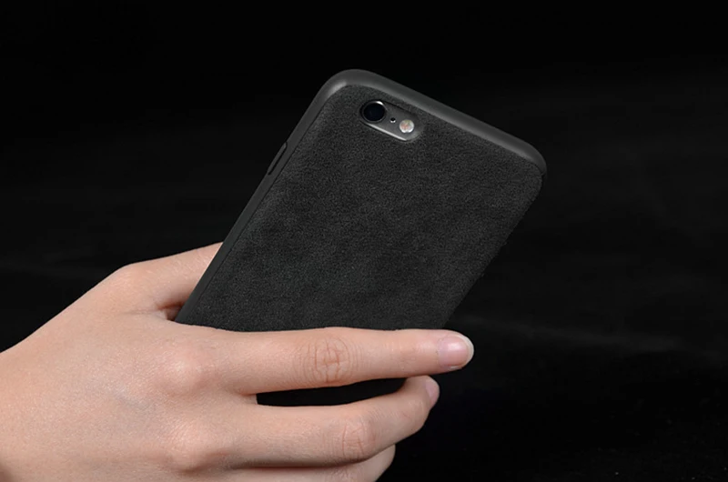 Case for iPhone X XS Max XR 11 Pro MAX Italian Suede Like Fabric Downy Leather Cover Luxury Phone Housing Coque Hundas Shell iphone 7 plus case