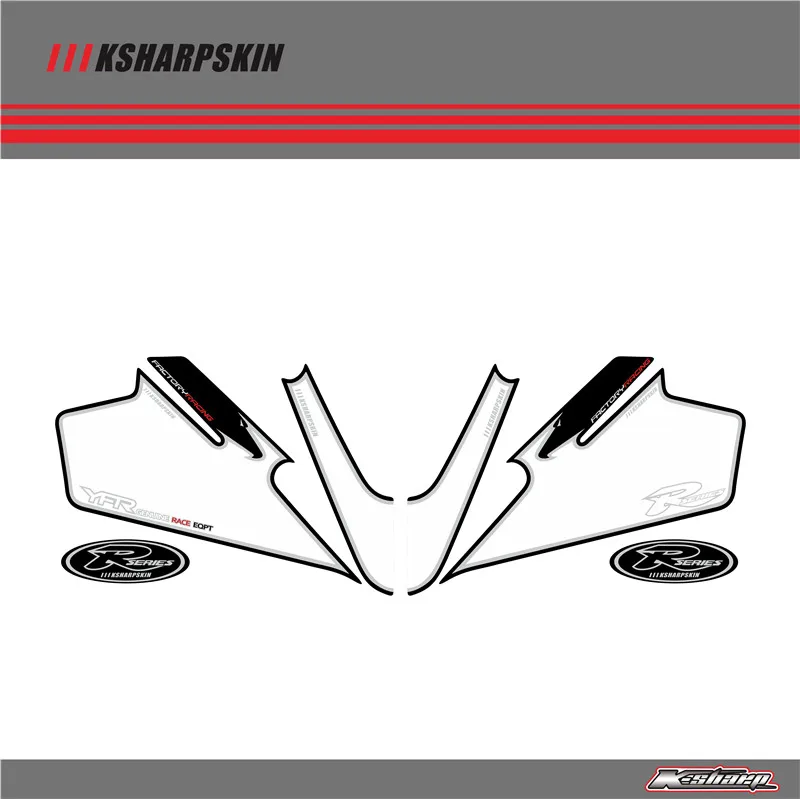 

Передняя обтекательная плата с номером двигателя, 3D гелевый протектор для YAMAHA R1 1998-1999