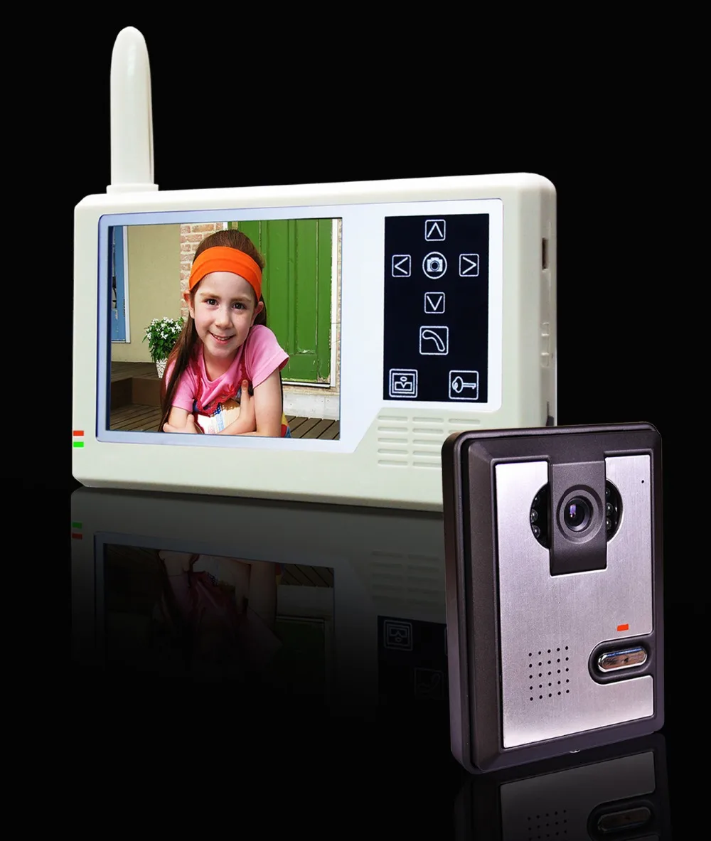 3.5" Apartment wireless Video Intercom Door phone System 1 Monitor 1