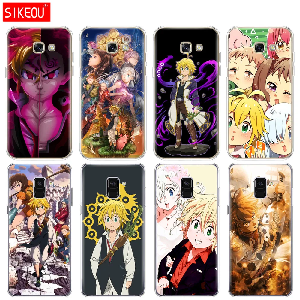 Силиконовый чехол для телефона Samsung Galaxy A8 2018 A3 A310 A5 A510 A7 2016 2017 Nanatsu no Taizai 7 Seven Deadly Sin |