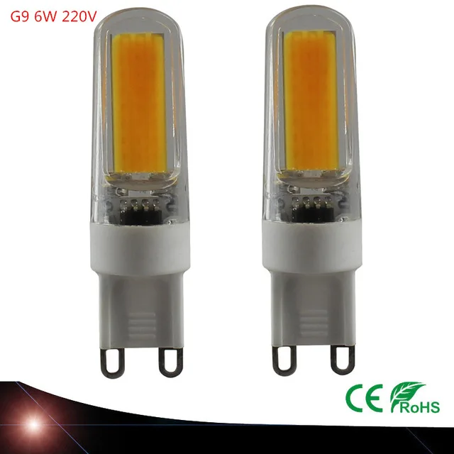 Led Lampe G9 220 V COB 6 Watt Mini LED G9 Lampe Lampe Keramik Kristall High Power Hohe