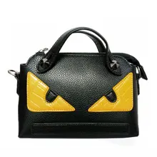 2017 bolsos de moda mini mujeres messenger bags eye monstruo bolsos de las mujeres famosas marcas de bolsos de diseño pequeño bolso femenino