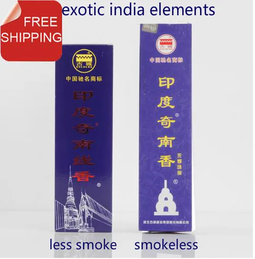

Exotic indian incense sticks,25cm200pcs smokeless+28cm152pcs lesssmoke.Brings oriental personality to your home.Gucheng Incense.