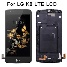 5,0 ''ЖК-дисплей для LG K8 LTE K350N K350E K350DS ЖК-дисплей с кодирующий преобразователь сенсорного экрана в сборе
