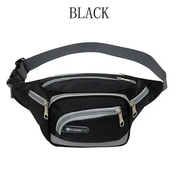 

2019 New Unisex Waist Bags Women Men Bumbags Fanny Pack Travel Purse Hip Pouch Outdoor Running Hiking Sport Bags