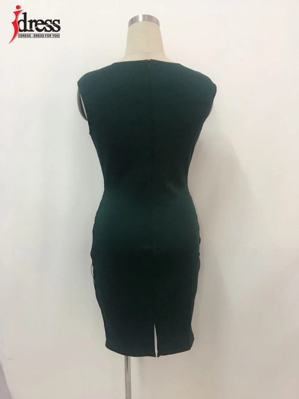 IDress Plus Size Women Clothing Bodycon Trendy Print Evening Dress for Women Golden Embroidered Dress Summer Women High Quality (13)