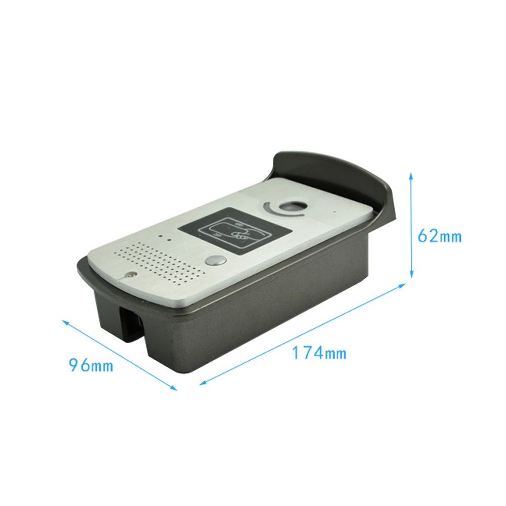 (1 комплект) 7 дюймов Сенсорный экран ЖК-дисплей монитор устройство чтения RFID Функция HD Ночное видение ИК Камера видео-телефон двери Системы