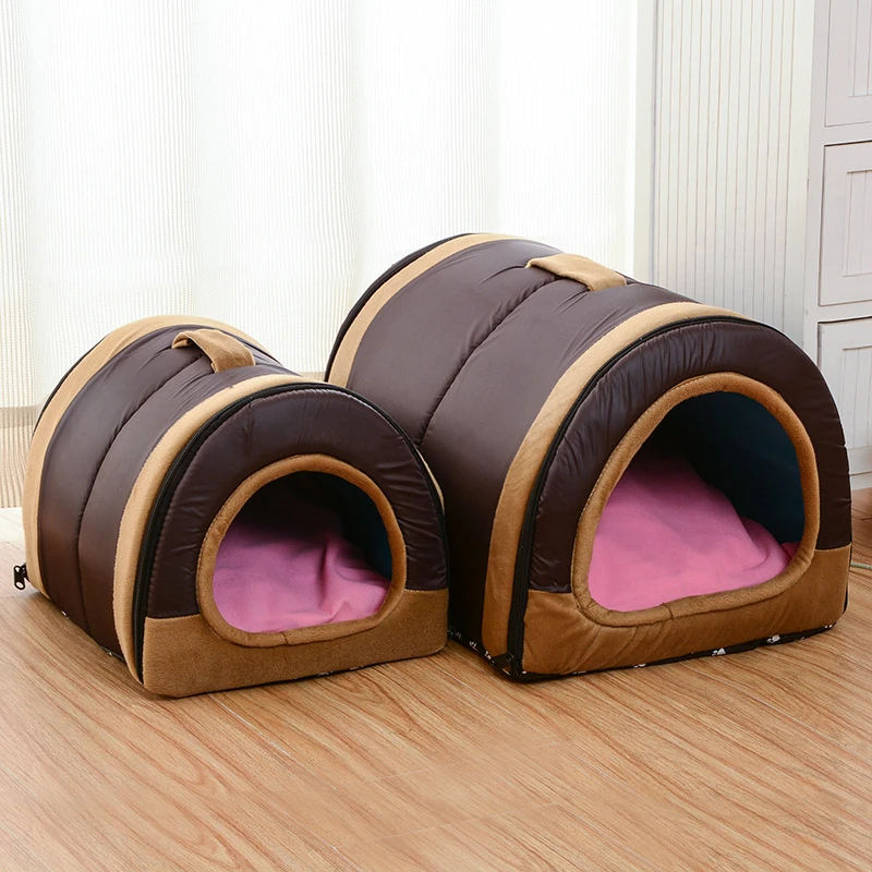 Kopek Evi Nest Mat Katlanabilir Ev Pet Kopek Yatagi Kedi Yavru Kopek Kulubesi Kucuk Orta Kopekler Icin Hayvanlar Chihuahua Yatak Mat Yastik Bed Cat Dog Housedog Kennel Aliexpress