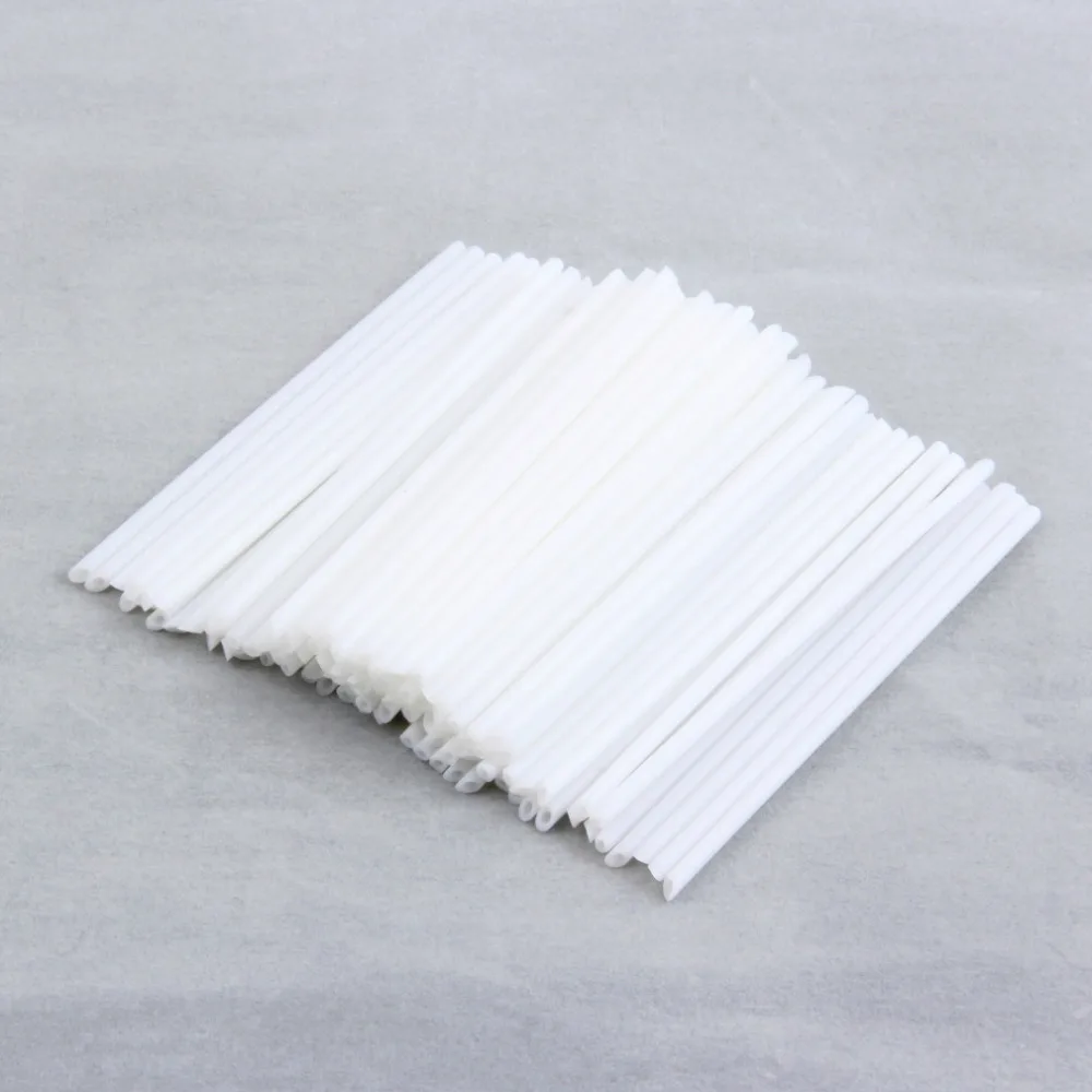 

80 Pcs Pop Food Sucker Sticks Chocolate Cake Lollipop Sweet Candy Making Free /