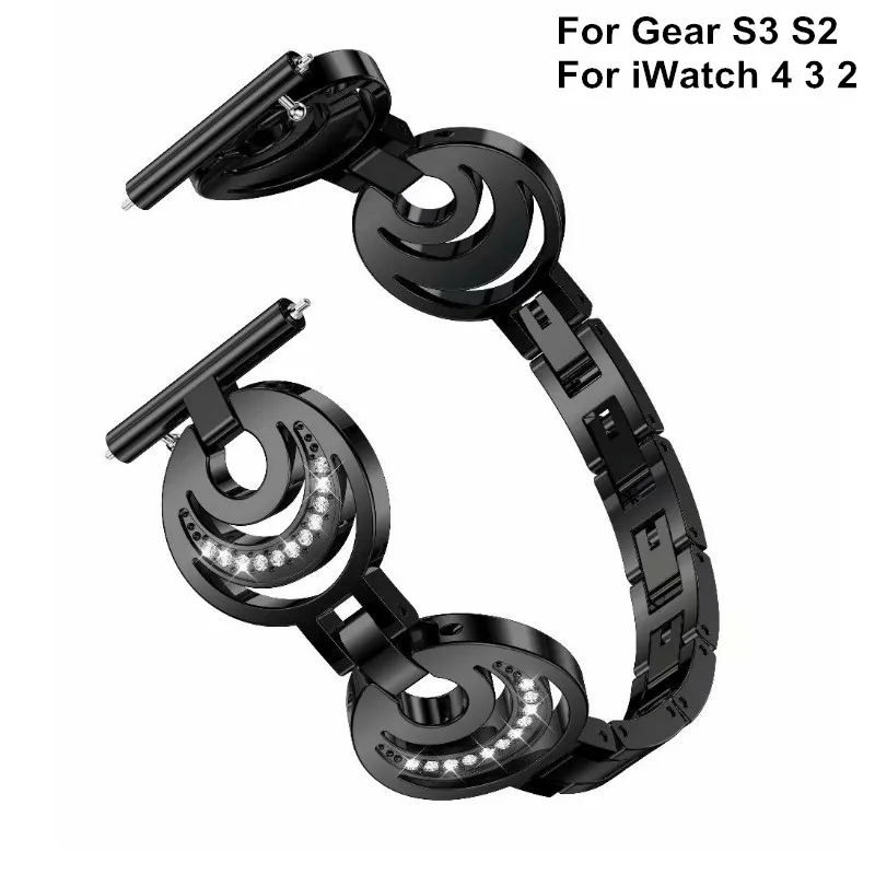

Alloy for Samsung Gear S3 S2 Watch Band 18mm 20mm 22mm Strap for Apple Watch Bands 42mm 38mm 44mm 40mm Bracelet 4 3 2 1 Straps