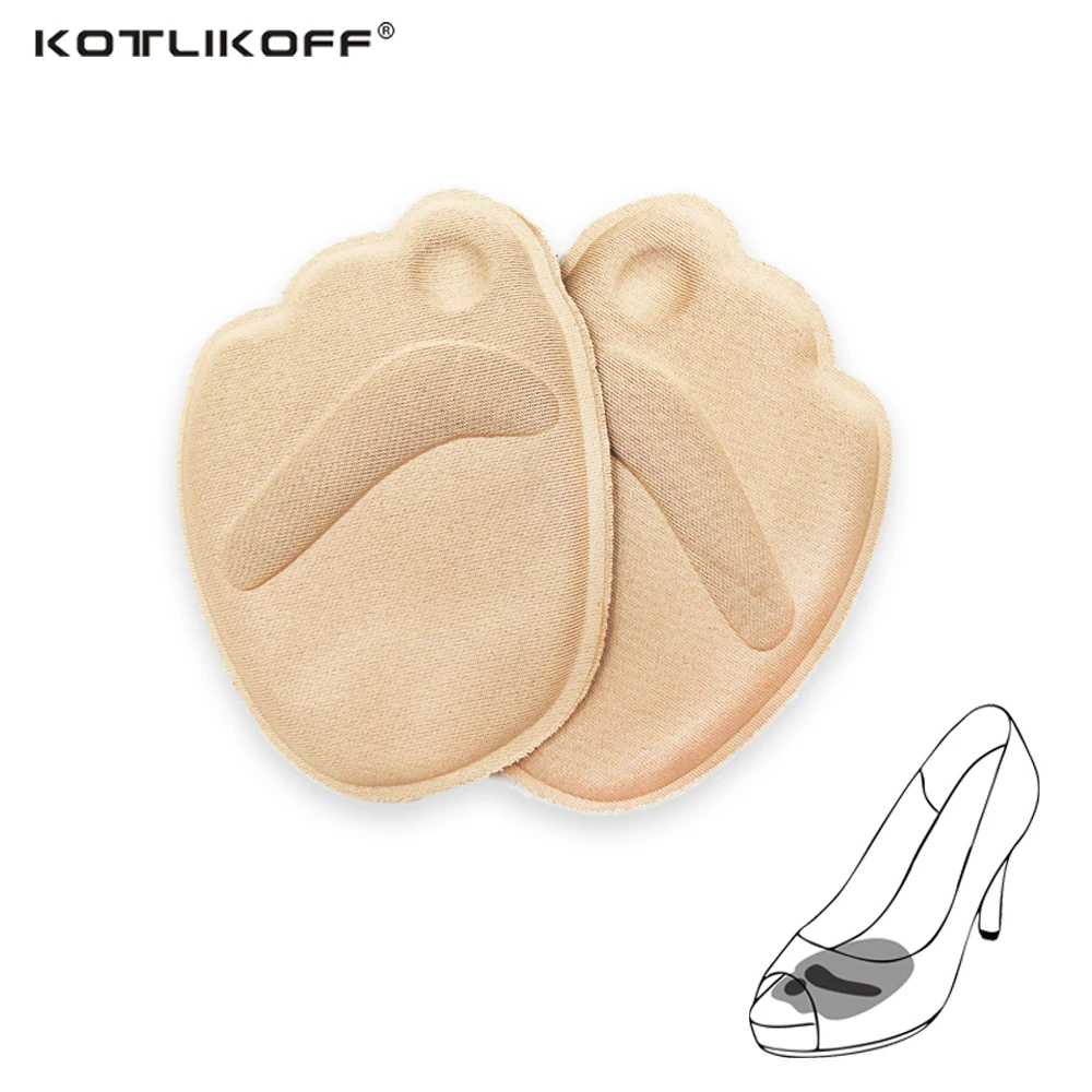 KOTLIKOFF 3 пары 4D губки для поддержки стопы стельки вставки обувь женские брендовые