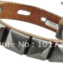 Натуральная кожа качество, дешевые цены кожаный браслет, мужские кожаные украшения