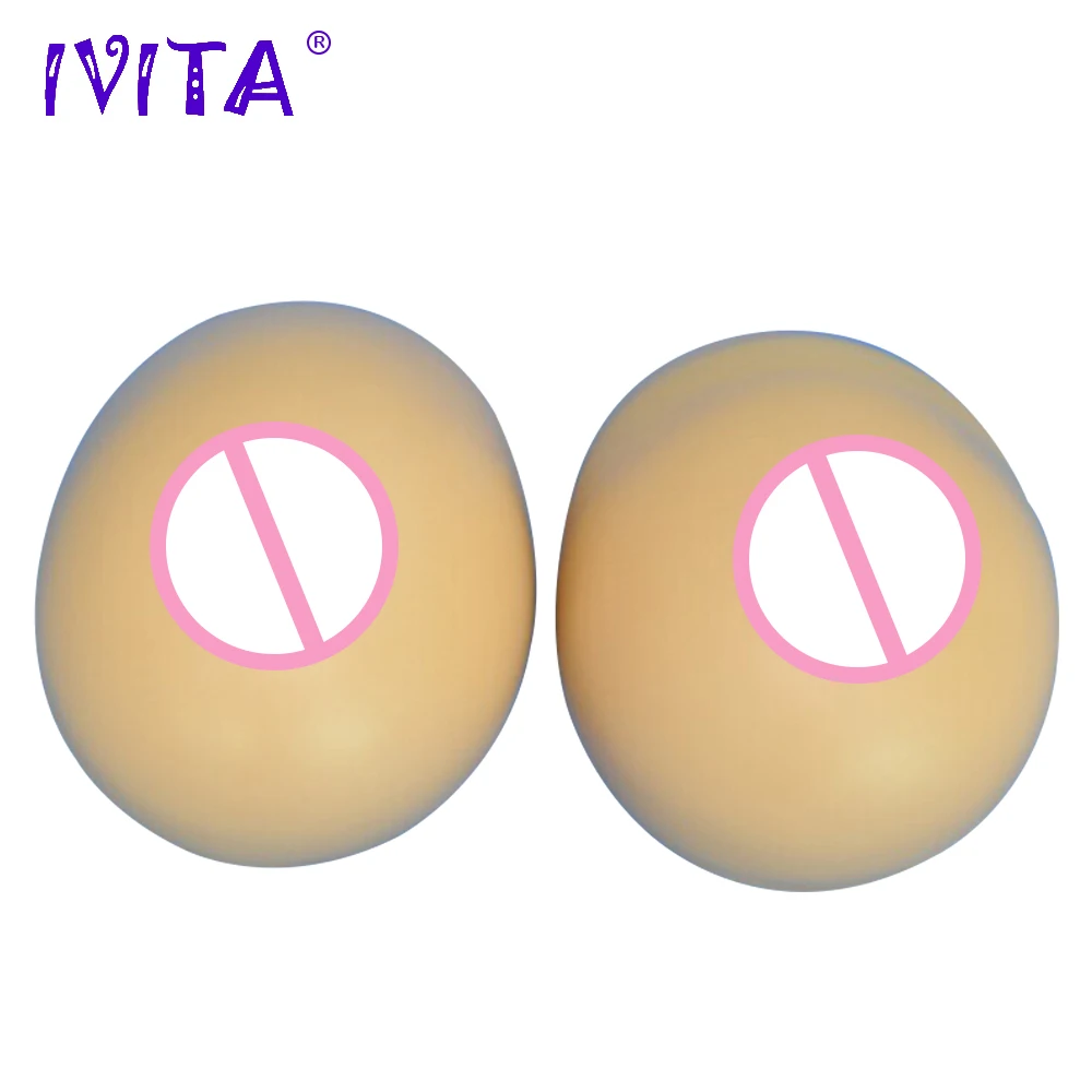 

IVITA 3600g Realistic Artificial Breasts Fake Boobs Silicone Breast Forms For Crossdresser Shemale Transgender Drag Queen