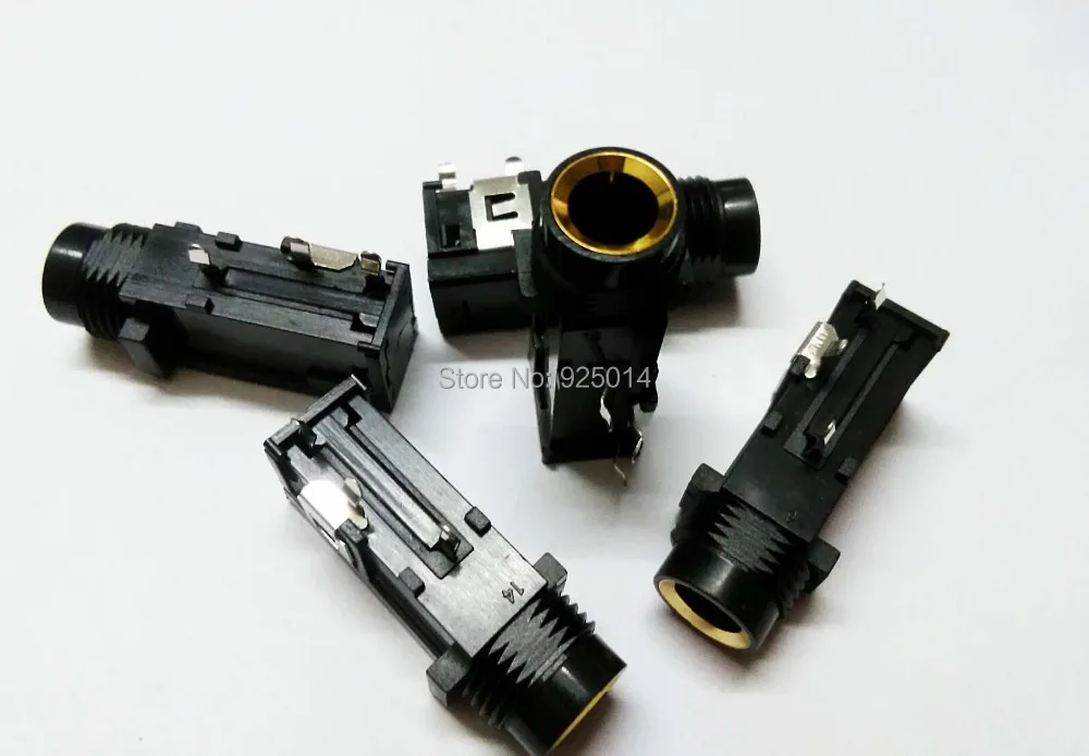 

50PCS 6.35mm Female Socket 1/4" Mono Jack  3 pin  for Amplifier FROM RUINOR