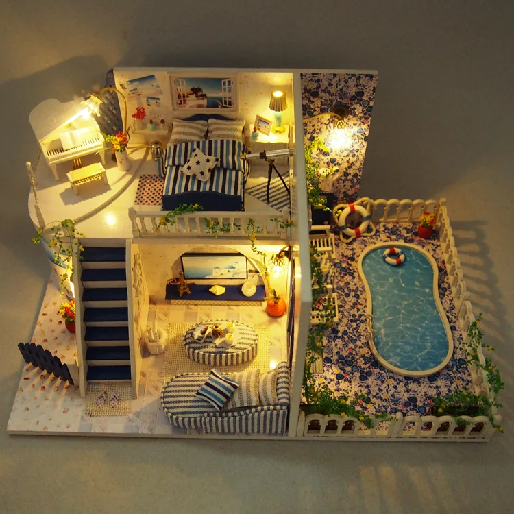 

DIY Lodge Santorini Island Creative Gift Birthday Gift Toys Factory