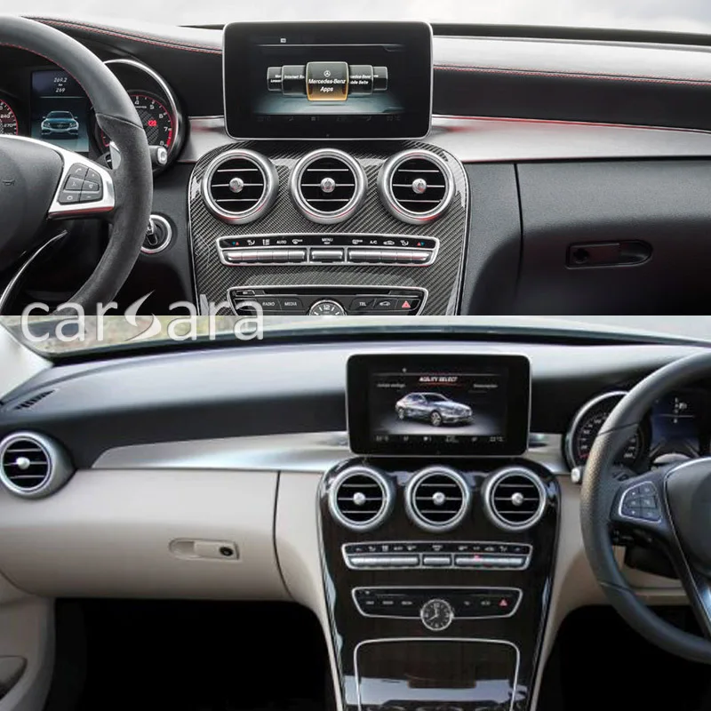 Clearance Mercedes navigation W205 GLC DVD android screen round corner video display anti-glare GPS radio 4g ram stereo multimedia display 0