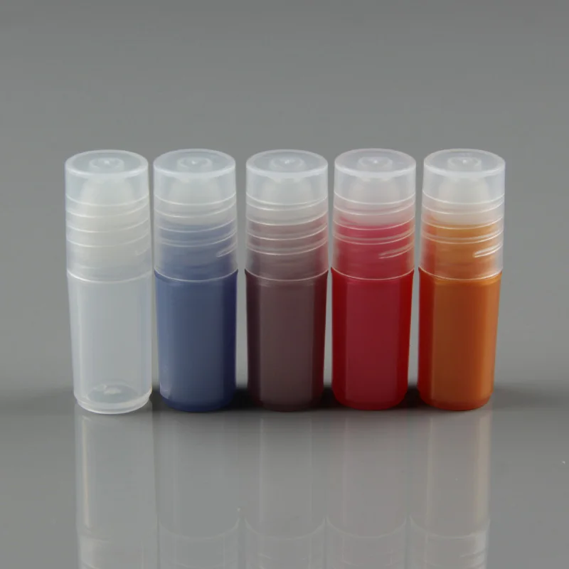 

3ML Roll on Bottles for Essential Oils Empty Perfume PP Plastic DIY Lip Gloss Tube Containers