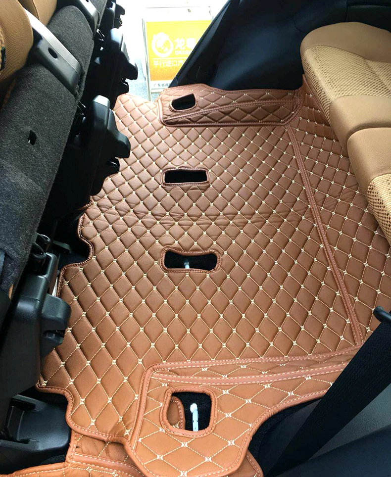 Lsrtw2017 Кожаный Автомобильный напольный коврик для багажника для Тойота Королла sw4 Hilux 2004- 2012 2013 Аксессуары багажника салонные