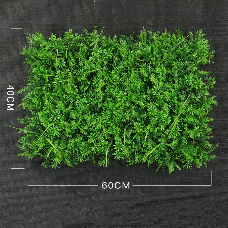 

40x60cm Grass Mat Green Artificial Lawns dense plants Turf Carpet Home Garden wall decor Fake Sod For home wedding Decoration