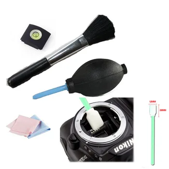 

Foleto 5 In 1 spirit hot shoe Lens brush Cleaning Kit Camera Pen Cleaning Pen/Cloth Lens Air Blower for canon nikon sony pentax