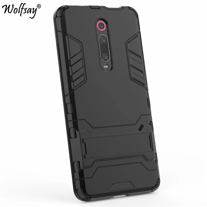 Cover Xiaomi Mi 9T Case 6.39" Shockproof Hybrid Stand Silicone Armor Back Case For Xiaomi Mi 9T Cover Case on Xiaomi Mi9T Mi 9 T