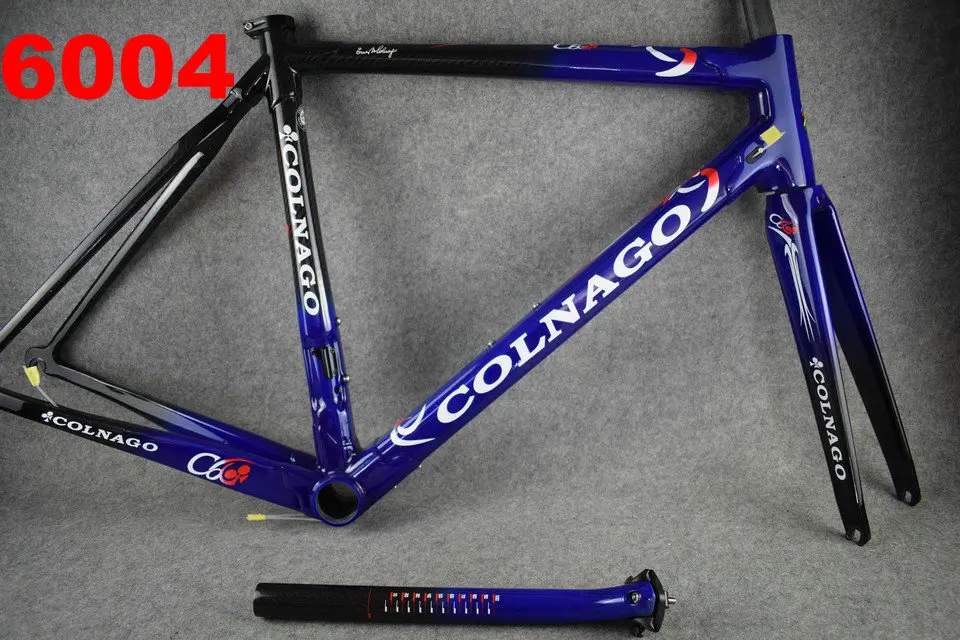 Excellent 28 colors Colnago C60 c64 frame Carbon Bicycle frameset Road Bike Frame bicycle glossy frame set 4