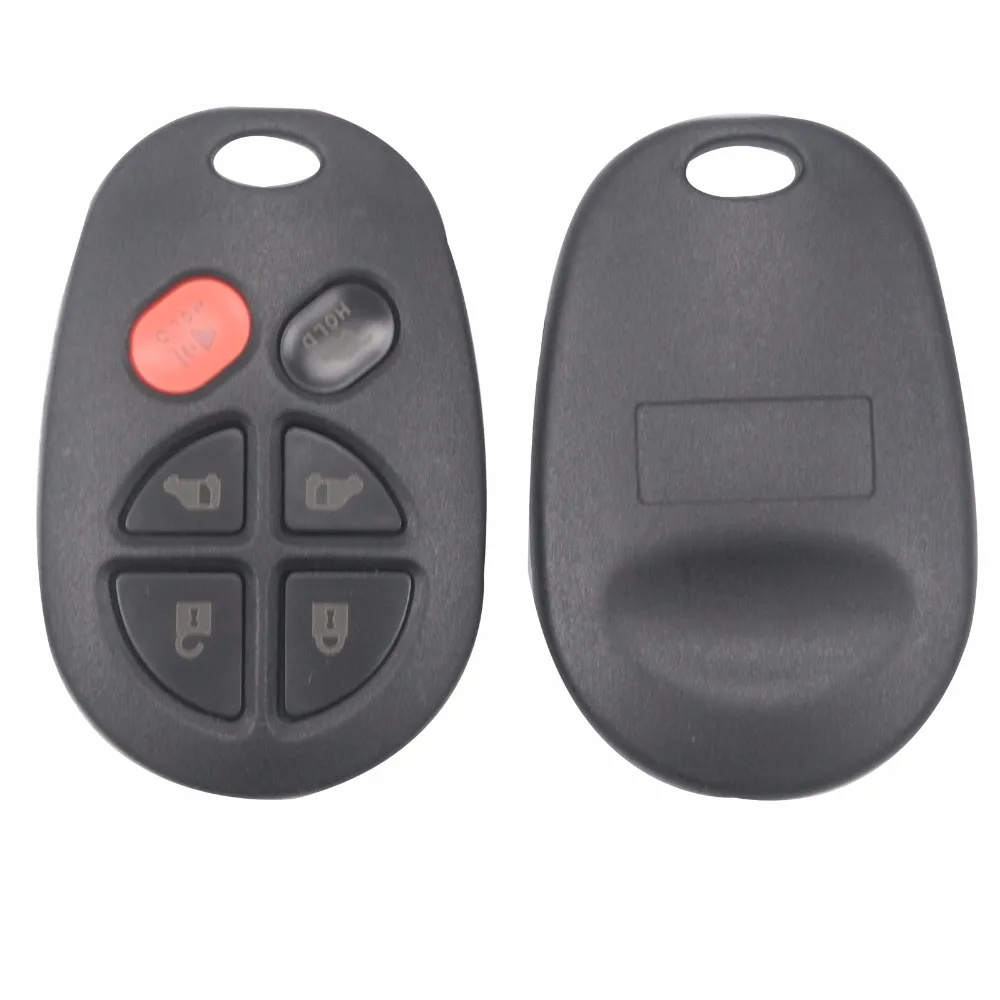Jingyuqin 10p дистанционный ключ брелок от машины 6B чехол для Toyota Sienna 2004 2005 2006 2007 2008 2009