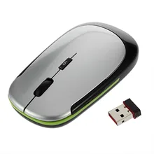 2,4 ГГц USB приемник тонкий мини 1600 dpi Беспроводная оптическая мышь Мыши для компьютера PC Мода Ультра-тонкая мышь для ноутбука компьютер