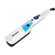 110-240 В Паровая функция Vapor Профессиональный Выпрямитель для волос утюги Турмалин Керамическая Расческа Z25