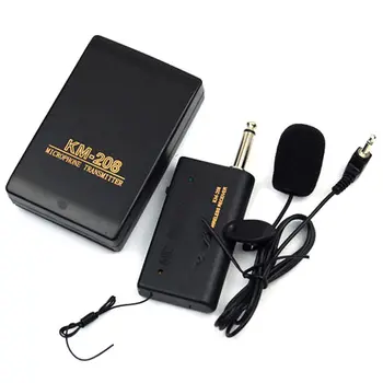 

High quality Details about Useful Wireless Microphone Receiver and FM Transmitter Clip Microphone Black