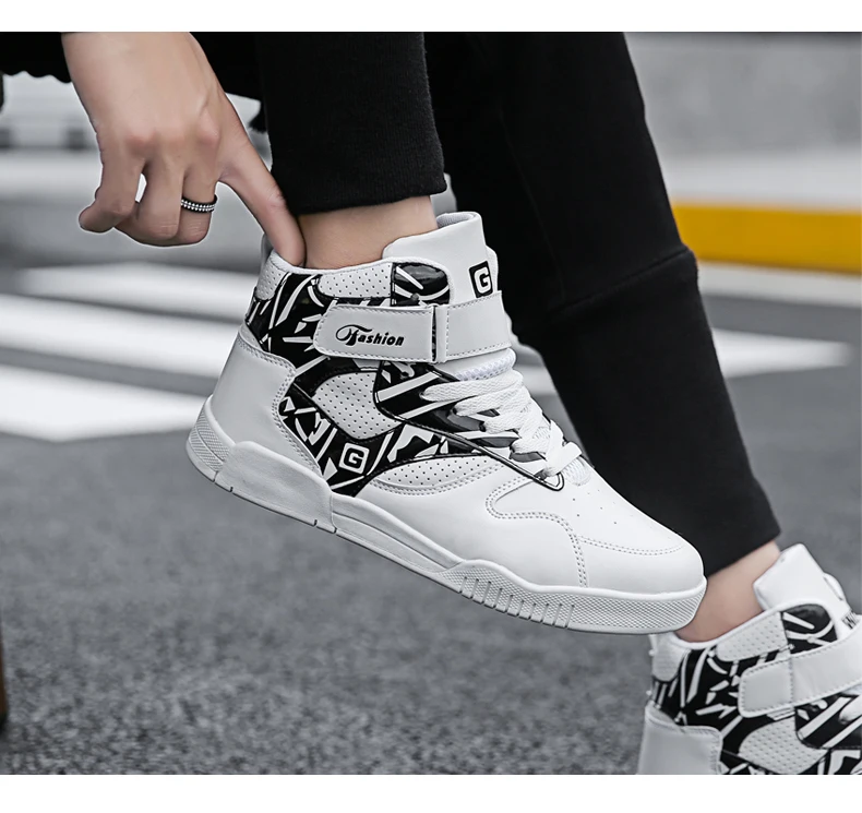 

basketball shoes men High-top Men Basketball Breathable Basketball Sneakers Anti-skid Athletic Sports Man zapatillas hombre
