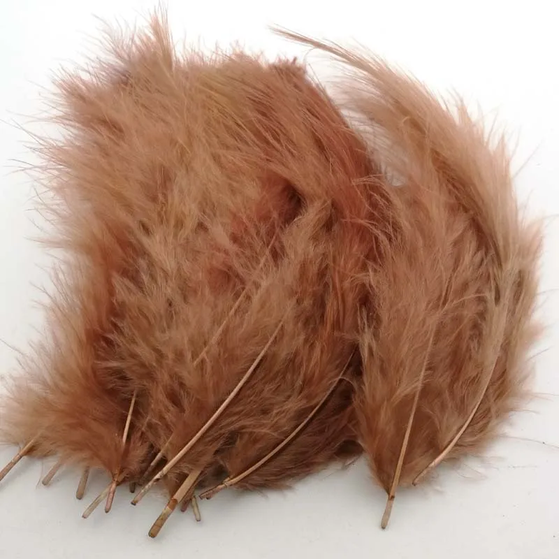 

2Pack/Bag 40pcs/pack Fishing Lure Dyed Marabou feather cheap Woolly Bugger Fly Fishing Tying materials quilling feather