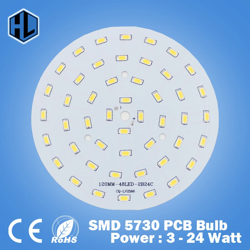 Светодиодный светильник SMD светодиодный 3/5/7/9/12/15/18/24 Вт|pcb laminate|pcb panel sizepanel decor |