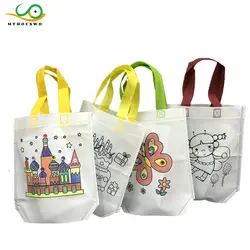 MYHOESWD детские игрушки для рисования живопись сумки Juguetes для детей Образование Рисунок игрушка для детей живопись холст сумки в подарок