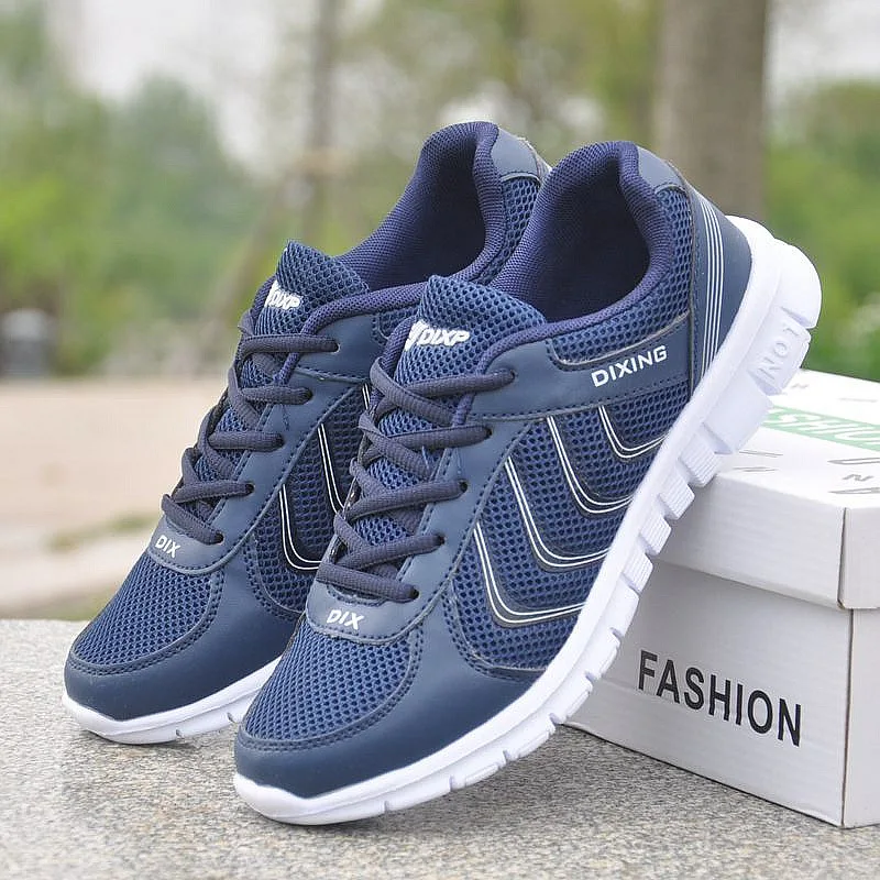 

2019 Spring New Platform Sneakers Men Shoes Casual Air Mesh Female Flats Shoes For Man